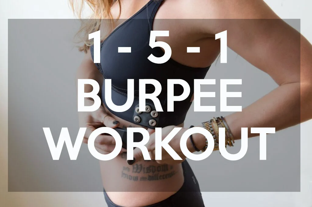 Pin it! Burpee workout - quick and effective.