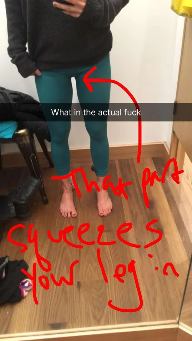 Lululemon thigh gap pants
