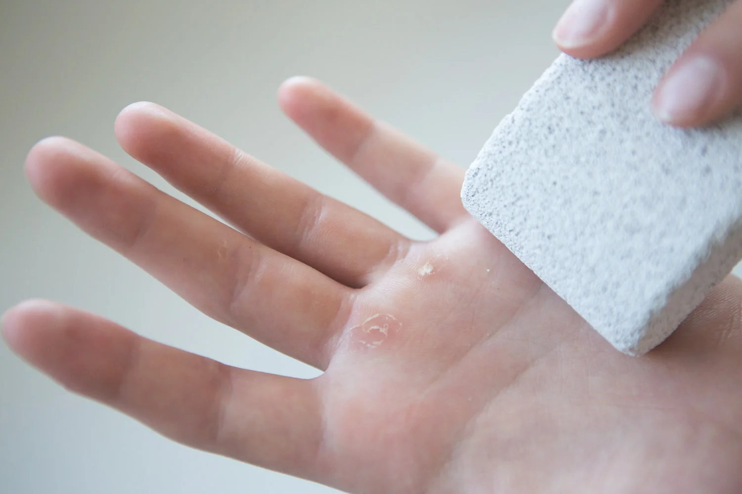 Pumice stone for the hands