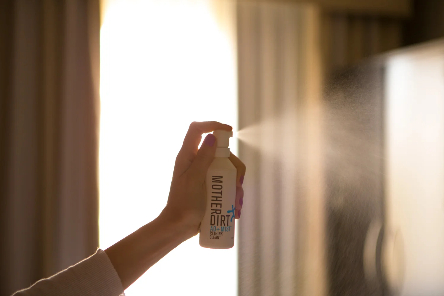 Live probiotic bacteria spray