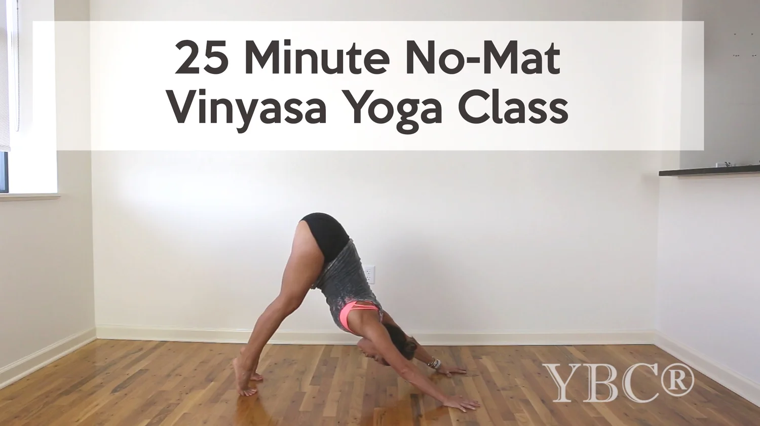 Pin now and practice later - free 25 minute vinyasa yoga class