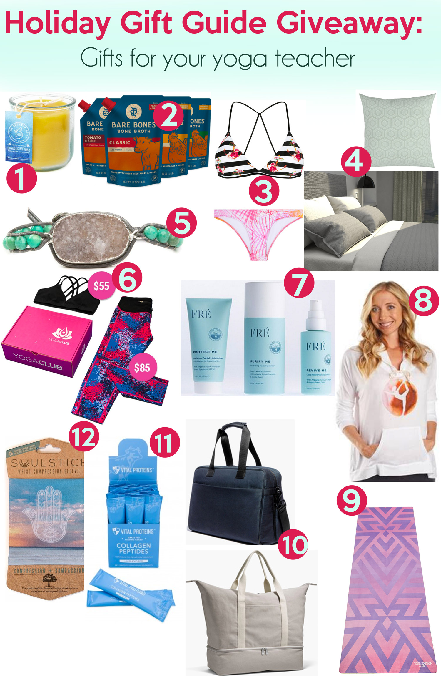 Holiday Gift Guide Giveaway: For your yoga teacher — YOGABYCANDACE
