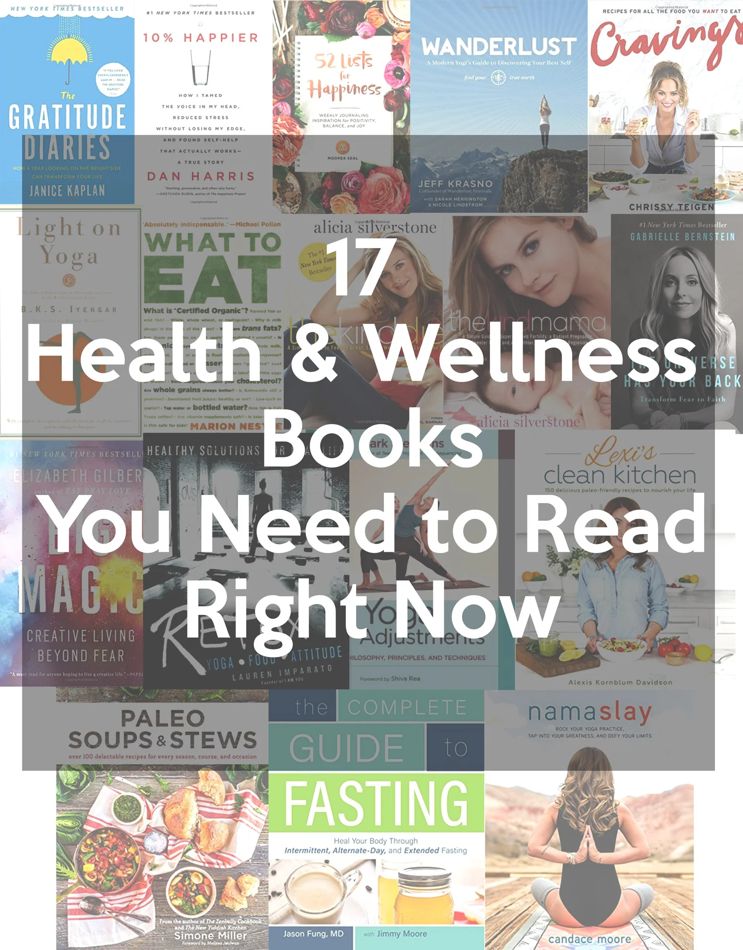 Follow us on Pinterest and pin this image for easy reference later - 17 Health and Wellness Books you Need to Read Right Now