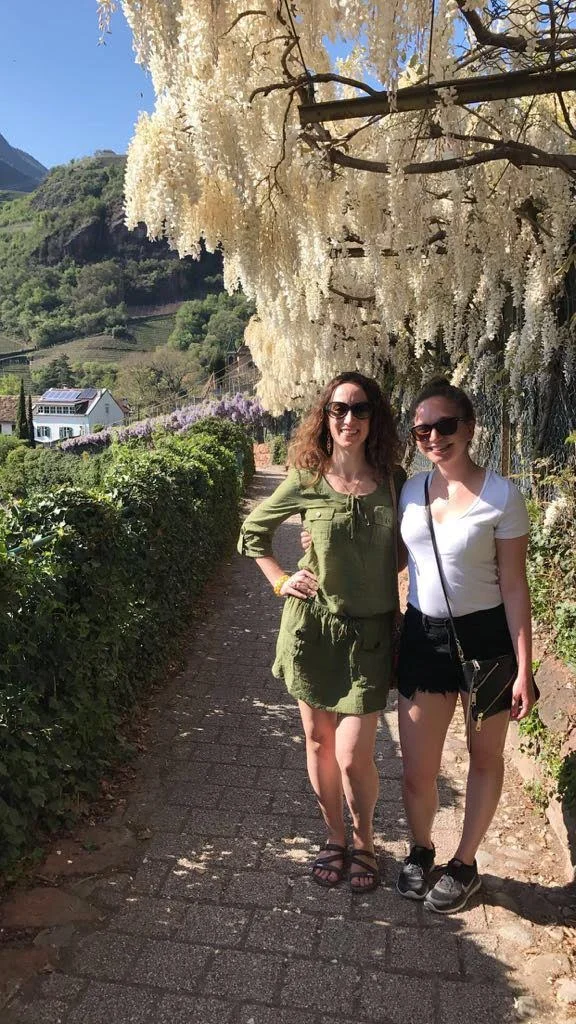 KB and Megan exploring