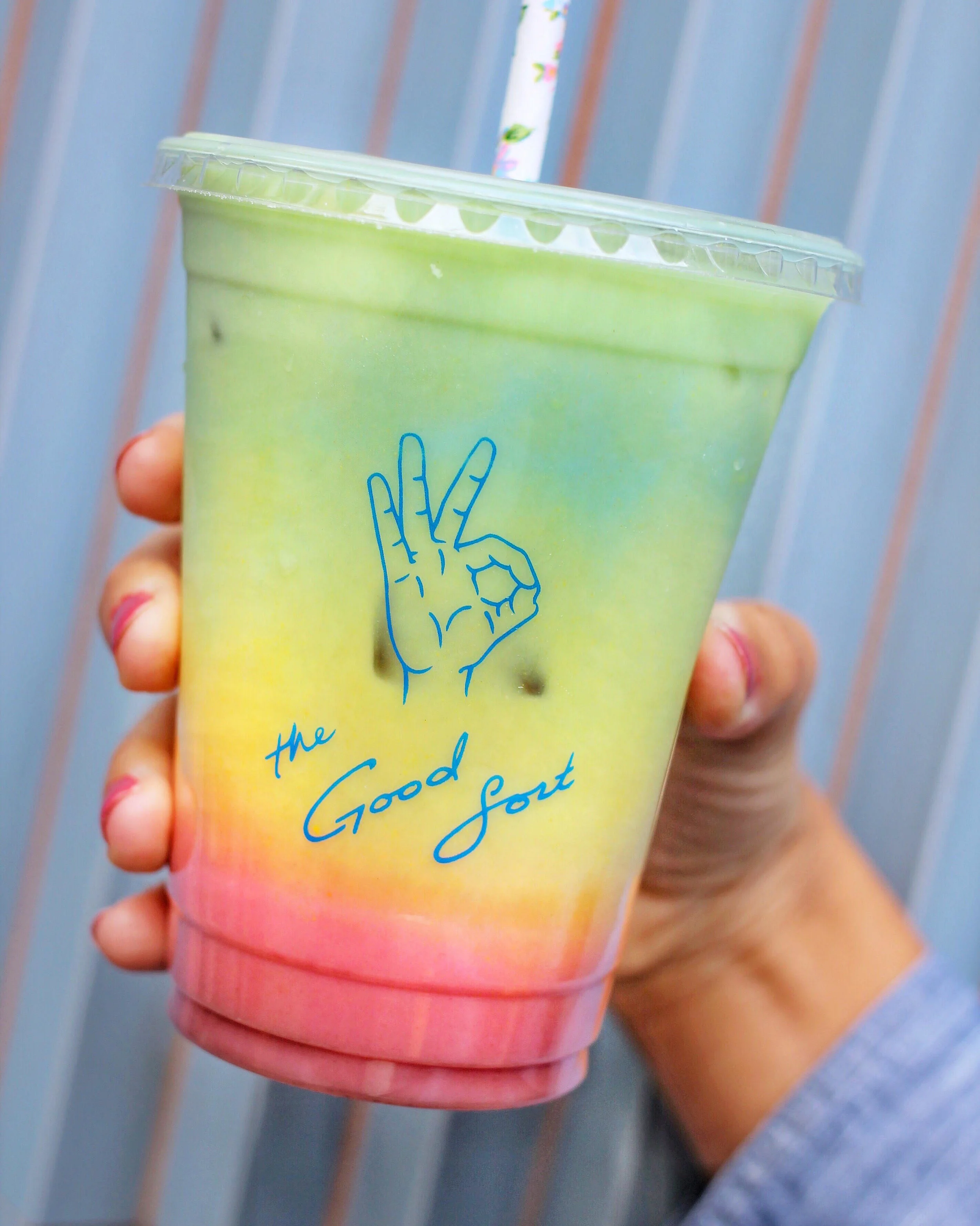 The Iced Rainbow Latte from The Good Sort