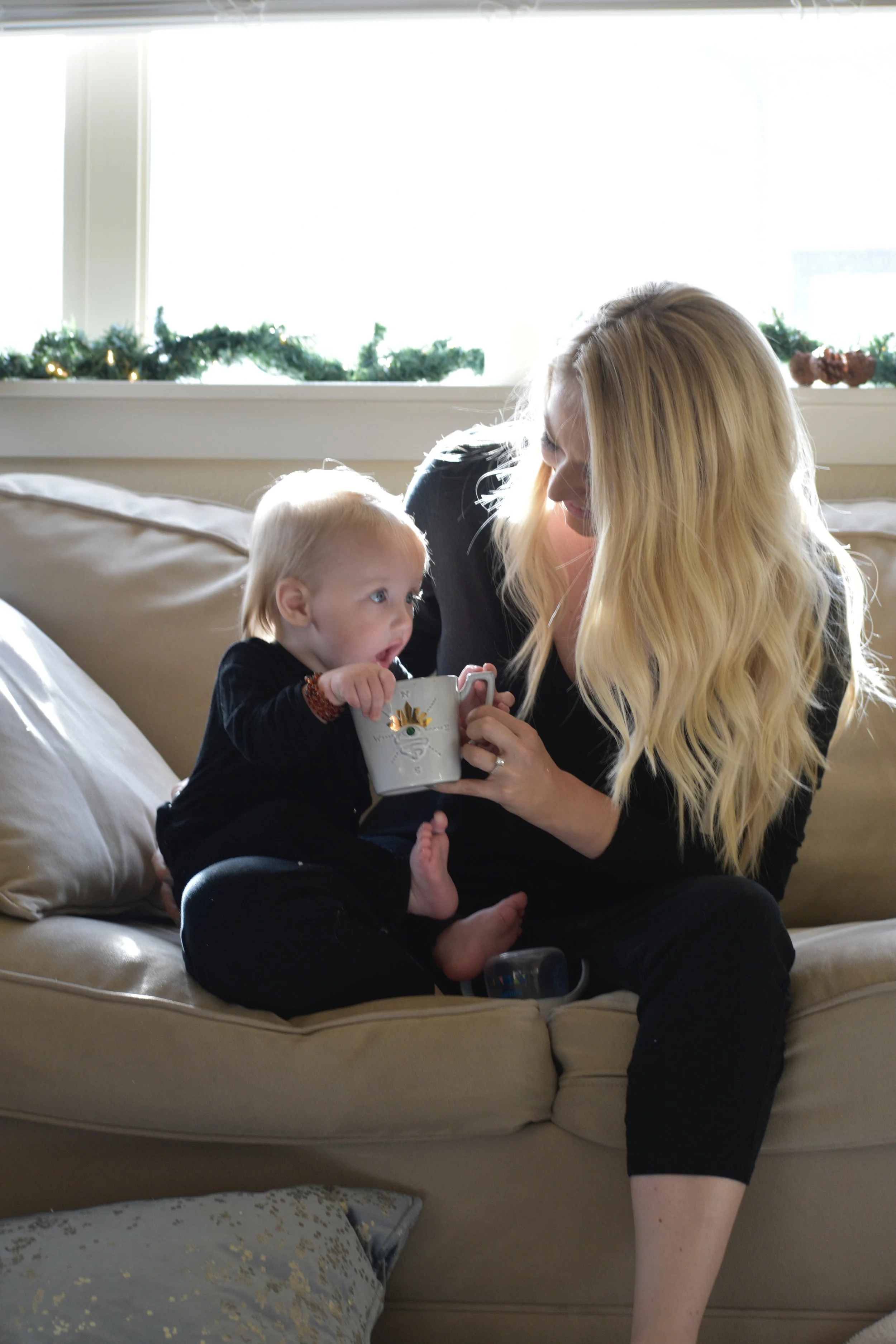 Hudson: KicKee Pants Basic Coverall Lauren: Smash + Tess Friday Romper