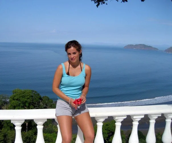 Me in my early twenties, in Costa Rica