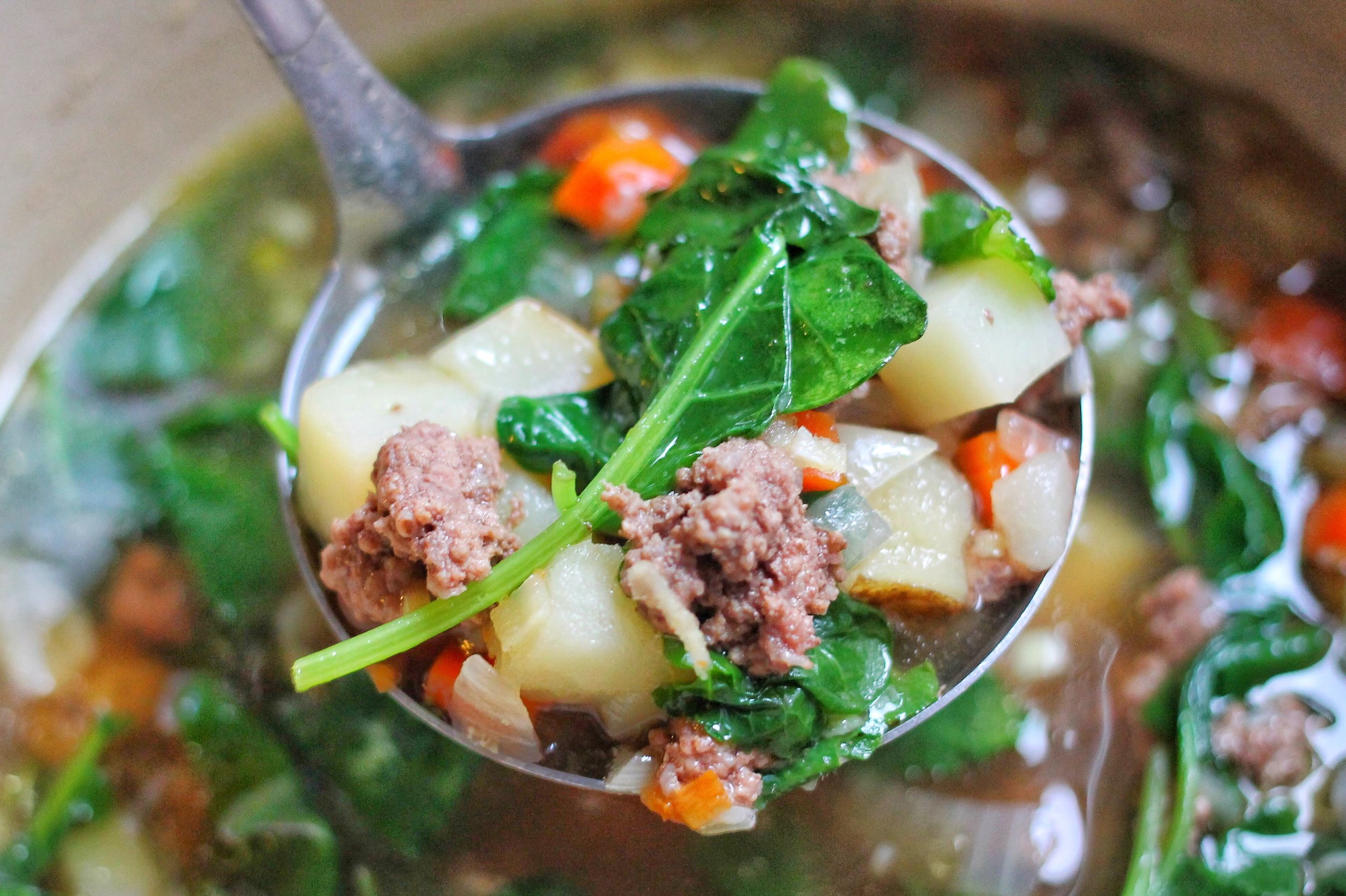 Ground Beef Kale Stew Yogabycandace