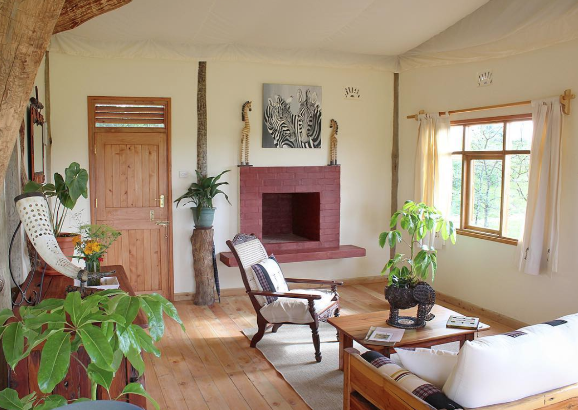 Each cottage has a sitting room and two bedrooms with en suite bathroom.