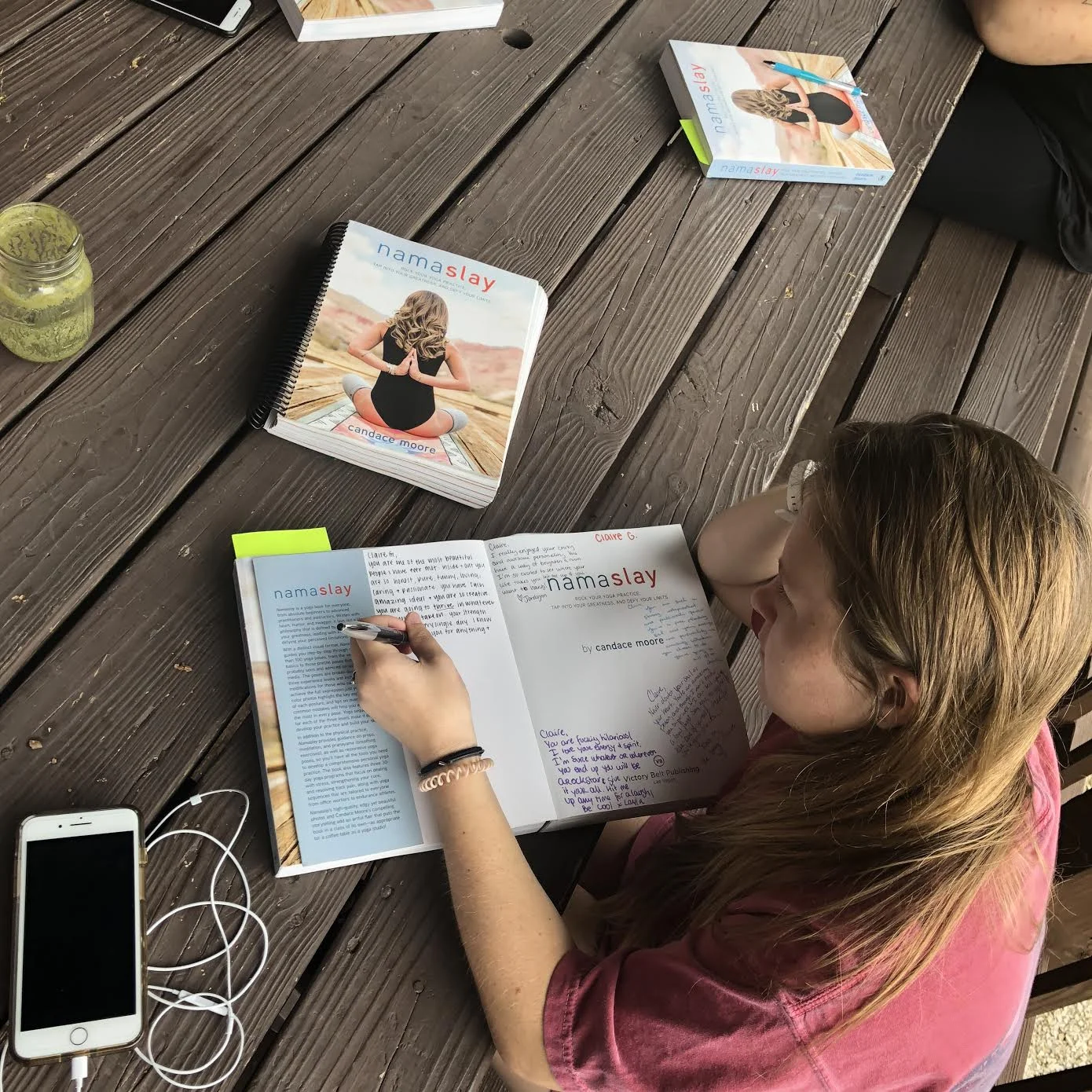 At YTT, we use our Namaslay® books as yearbooks!