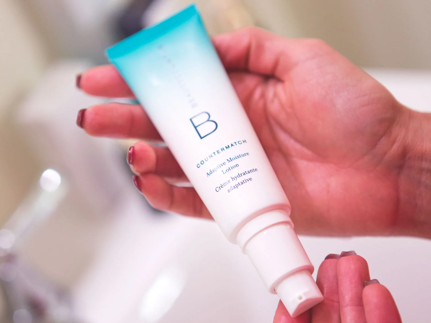 Countermatch Adaptive Moisture Lotion follows the Cleansing Balm