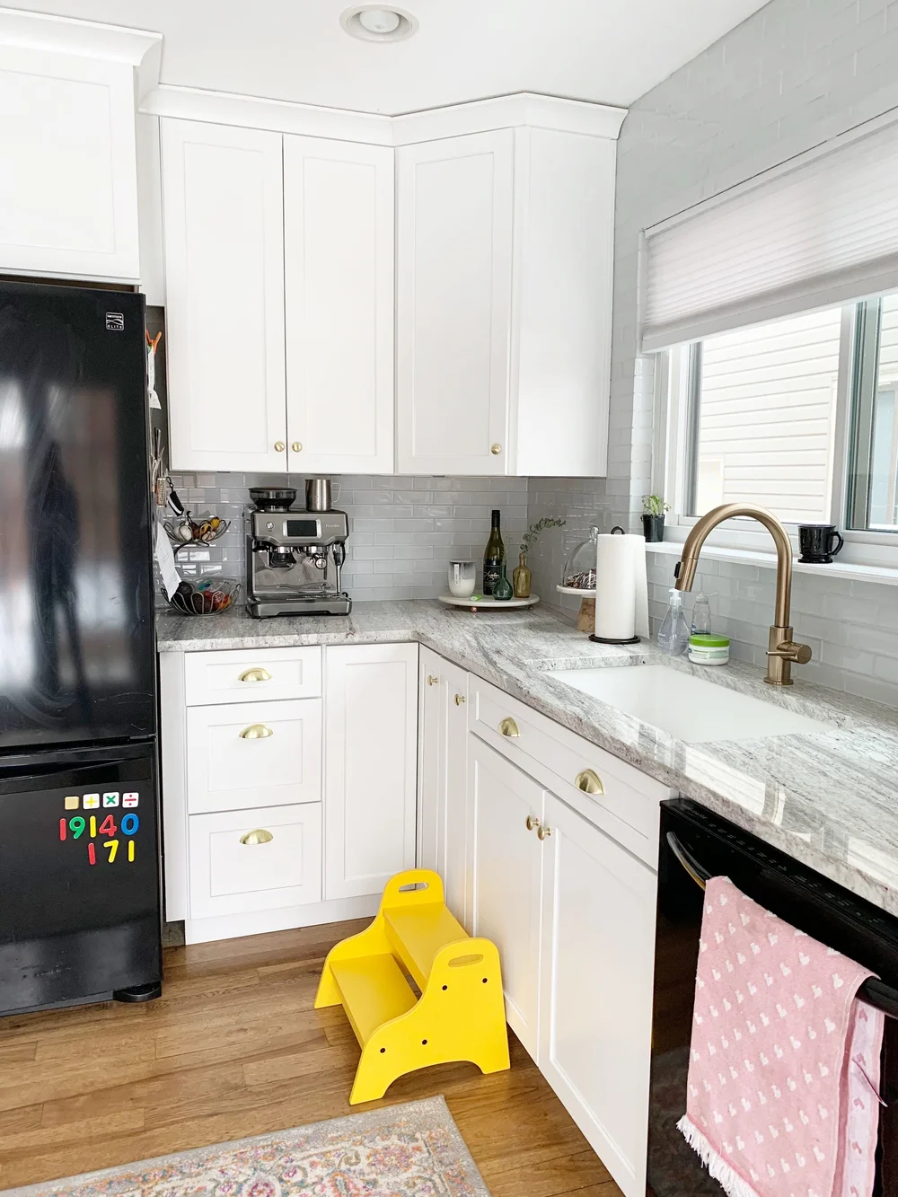Breville Barista Touch ; Step Stool ; Marble Cheese Board (similar)