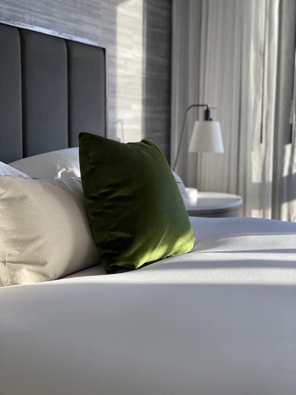 The beds were pristine and so comfortable.