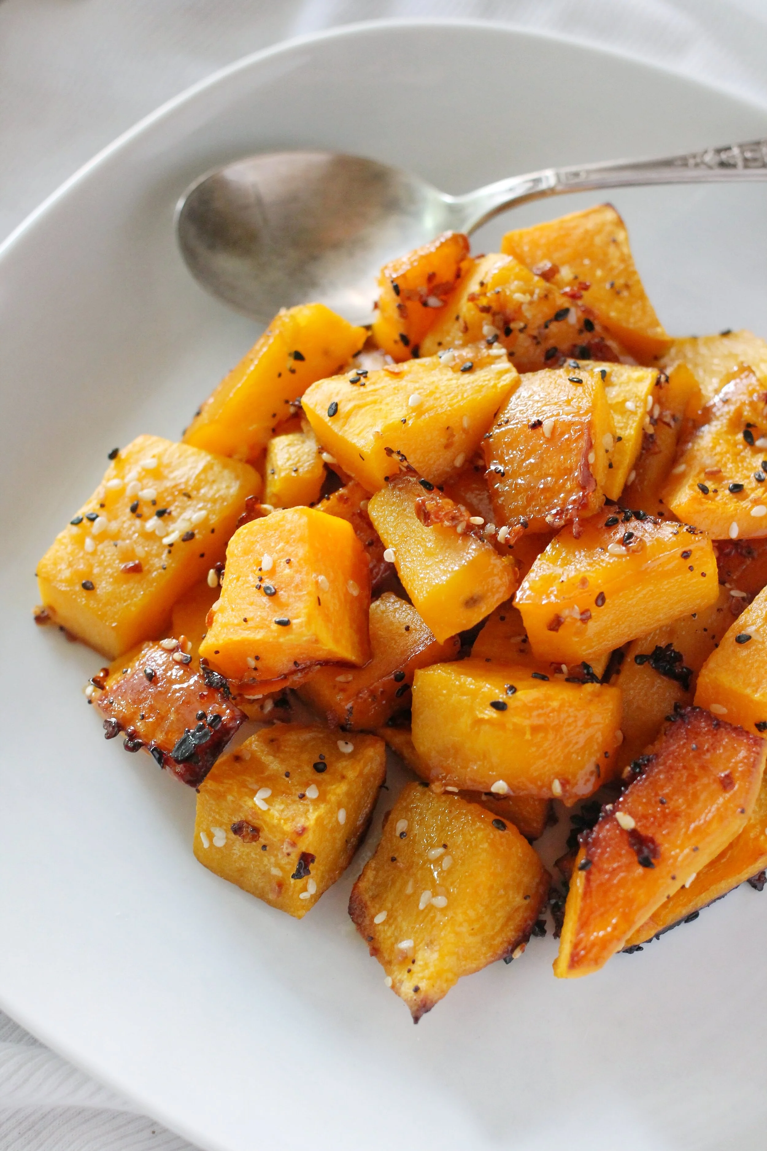 Maple Everything Bagel Roasted Butternut Squash