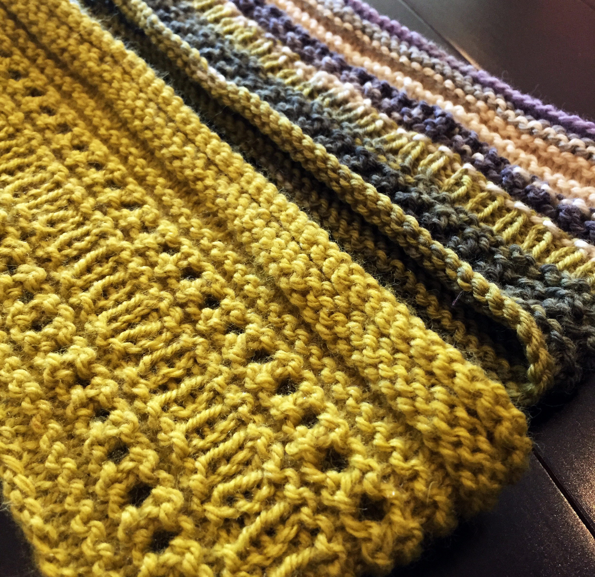 Learn to Knit Mini Cowl