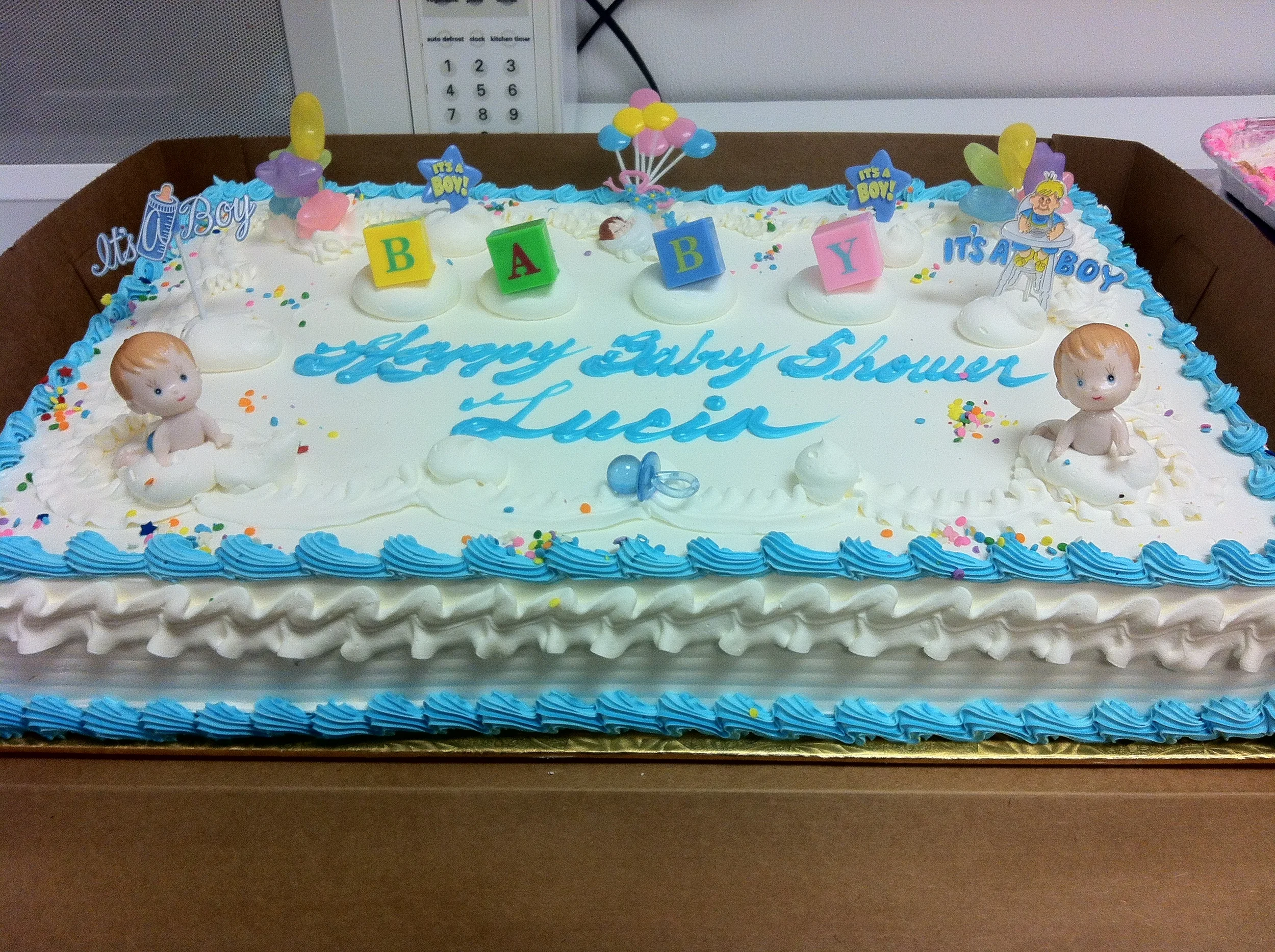 Baby Shower Cakes La Baguette Bakery