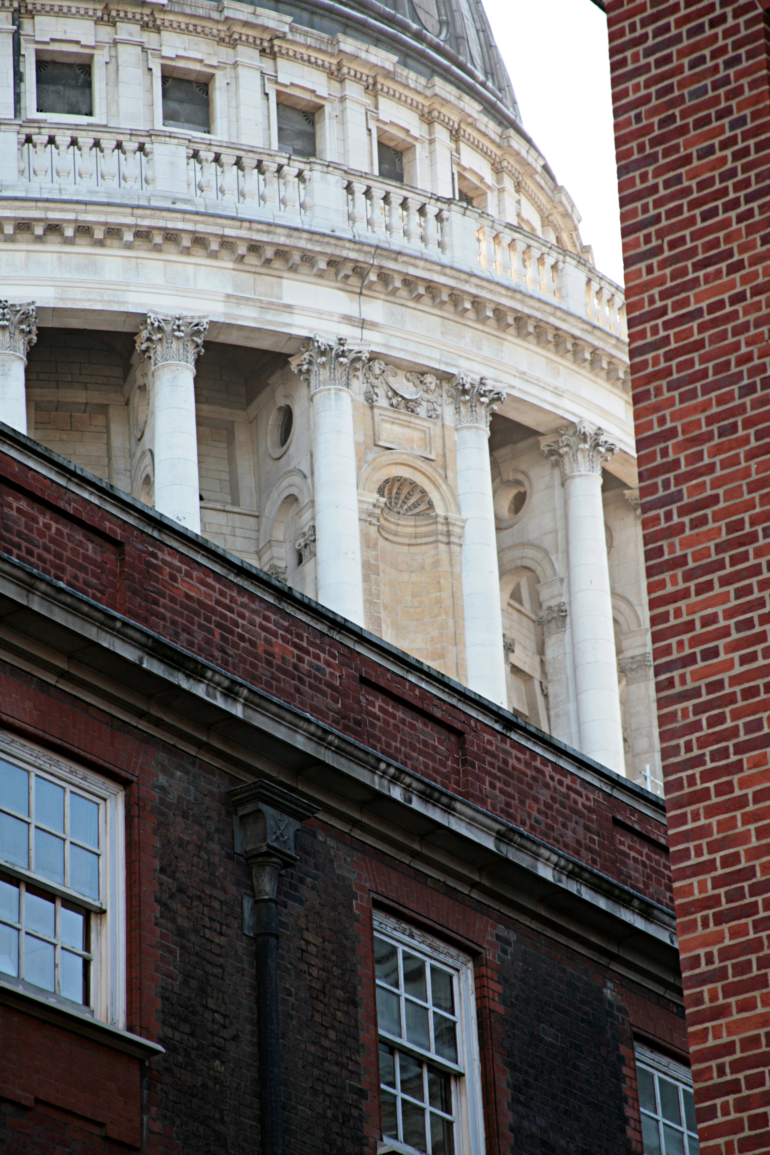 Glimpse of St Paul's from Patanoster Sq, EC4.jpg