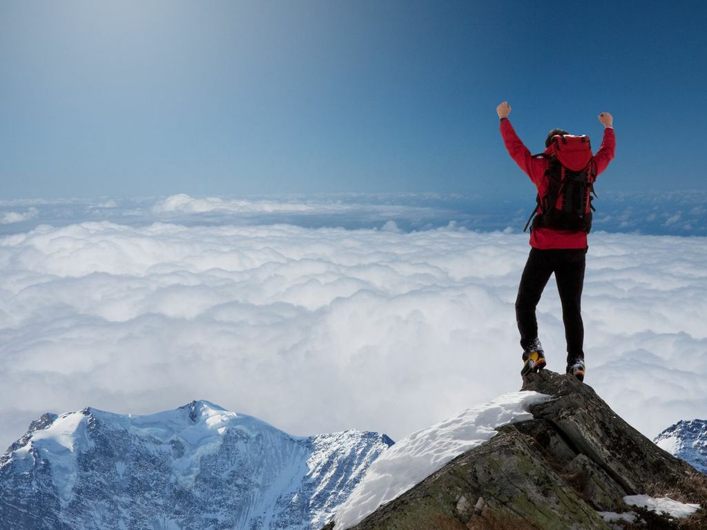 Obligatory nod to the "climbing the mountain" company mission metaphor.