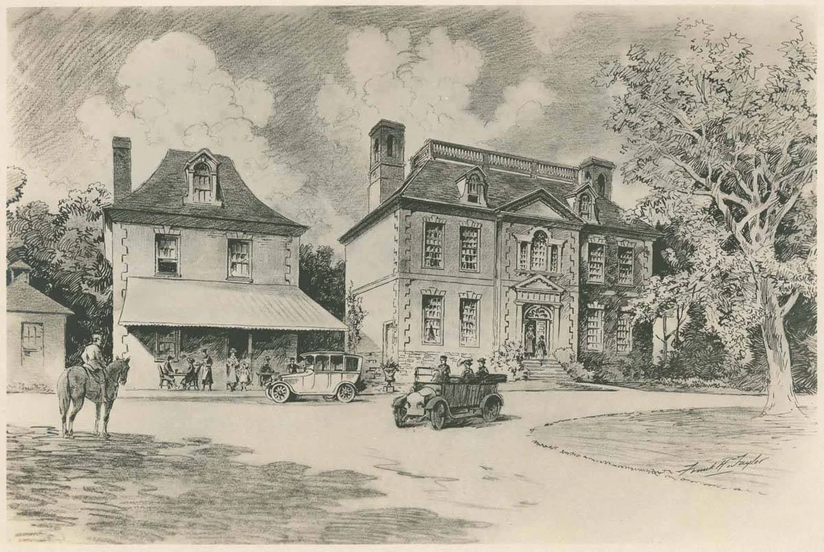 Mount Pleasant depicted as a dairy farm