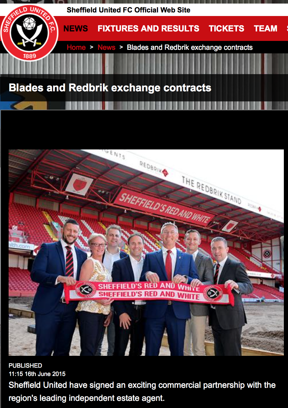 move over jessica : HOW UNITED ANNOUNCED THE NEWS ON THE CLUB'S WEBSITE.