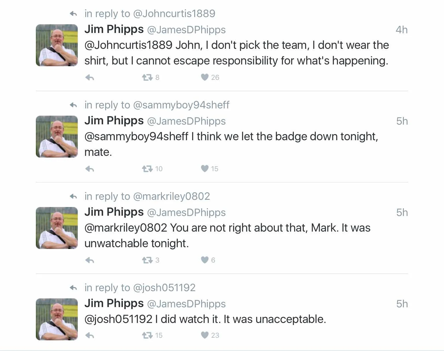 OUCH! BLADES CO-CHAIRMAN JIM PHIPPS ON TWITTER