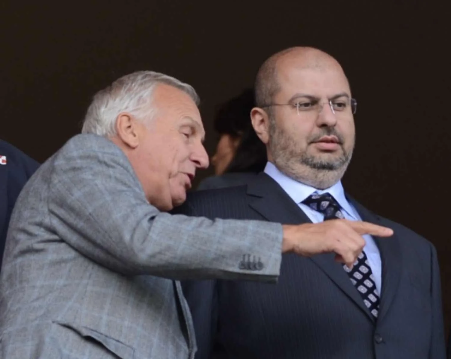 POINTING THE WAY: KEVIN MCCABE AND PRINCE ABDULLAH