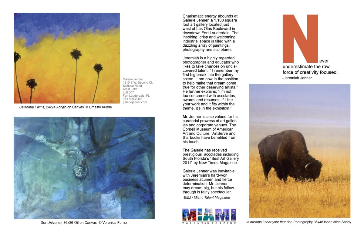 Miami Talent Magazine , October 2011 Edition ( hardcopy version )