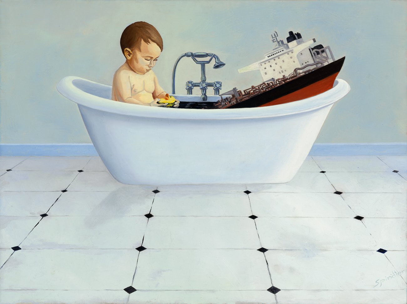 Baby in the bath