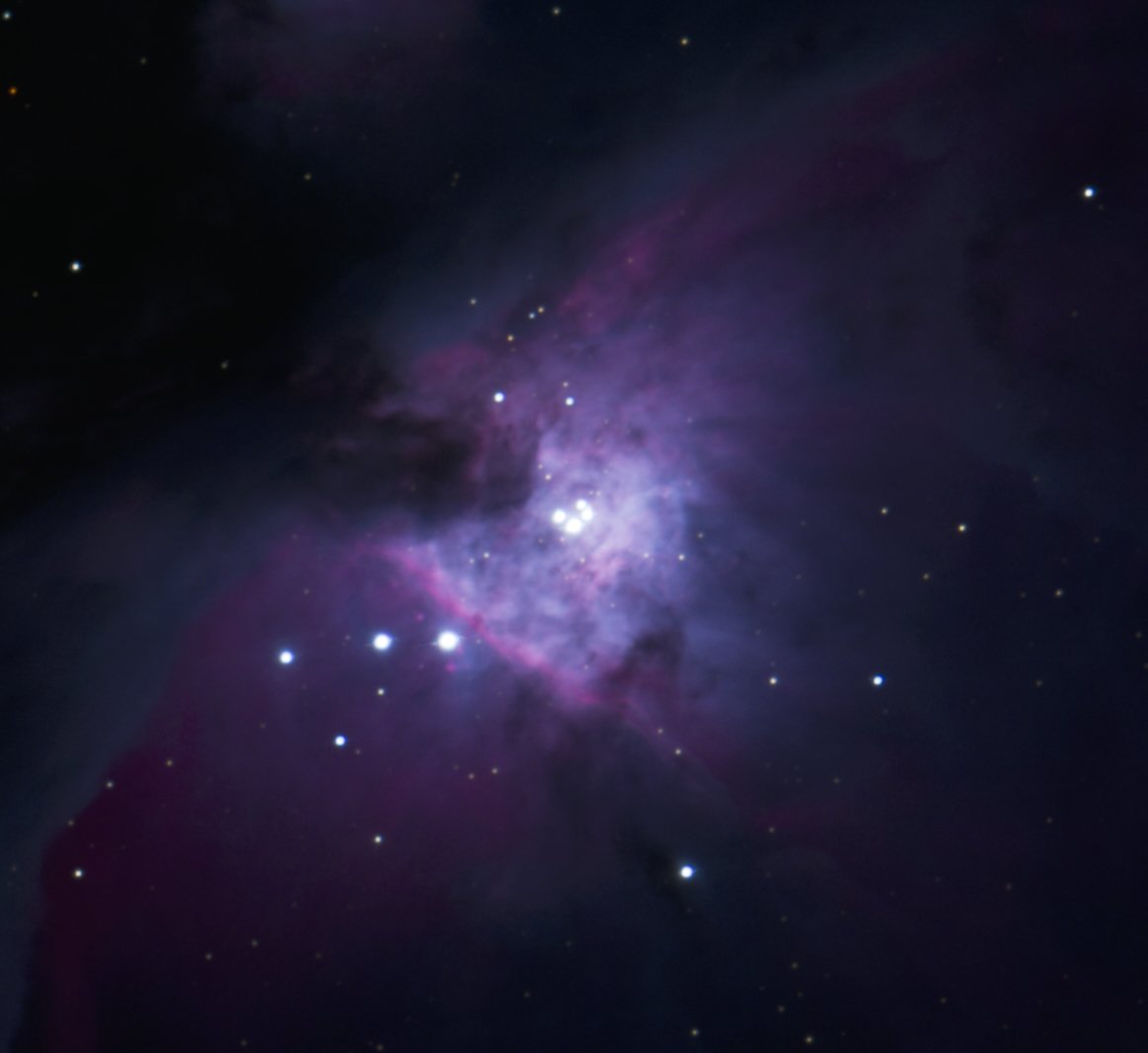 The Trapezium Cluster at the heart of the Orion Nebula