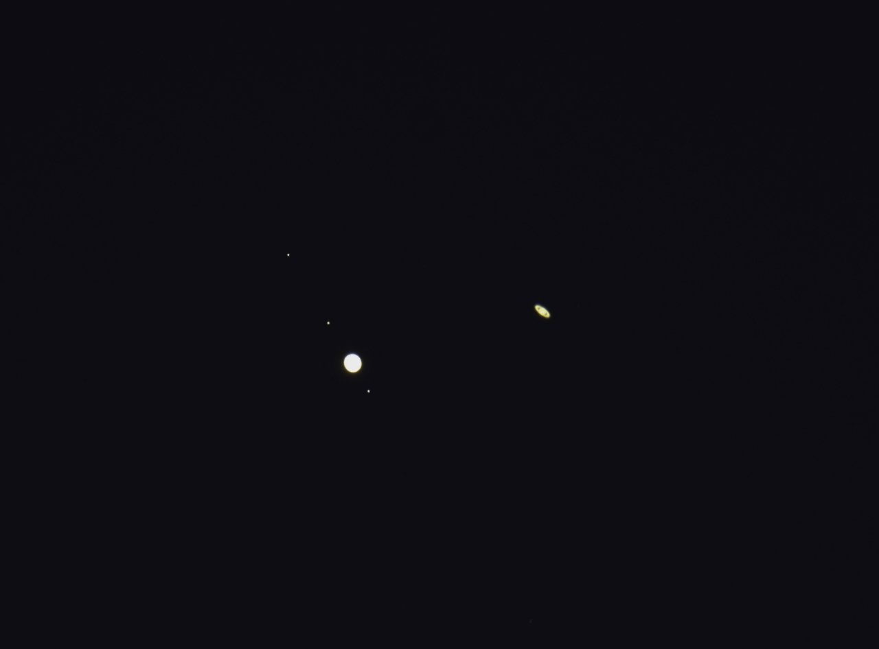 Conjunction of Jupiter and Saturn