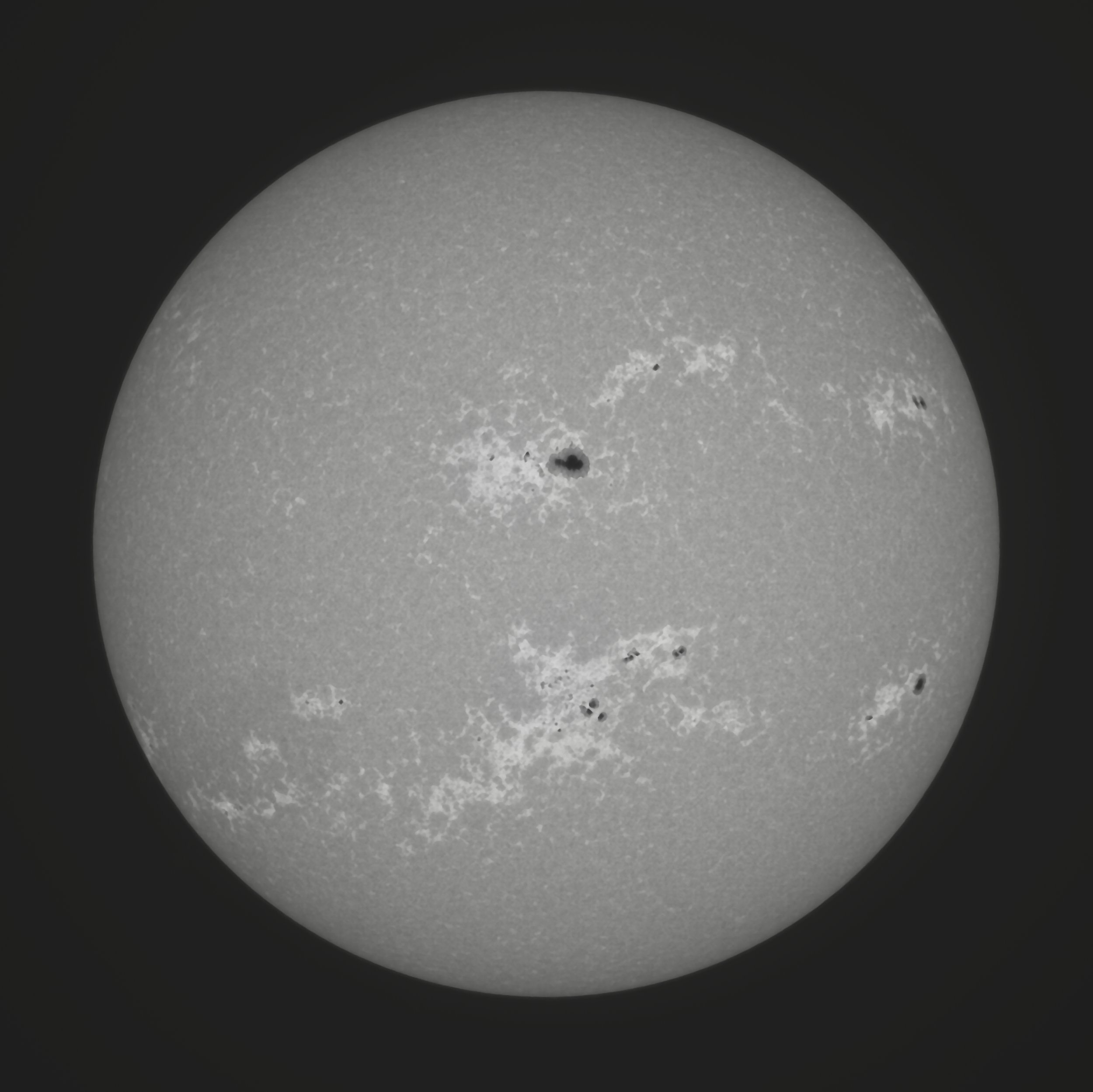 A sunspot the size of five Earths