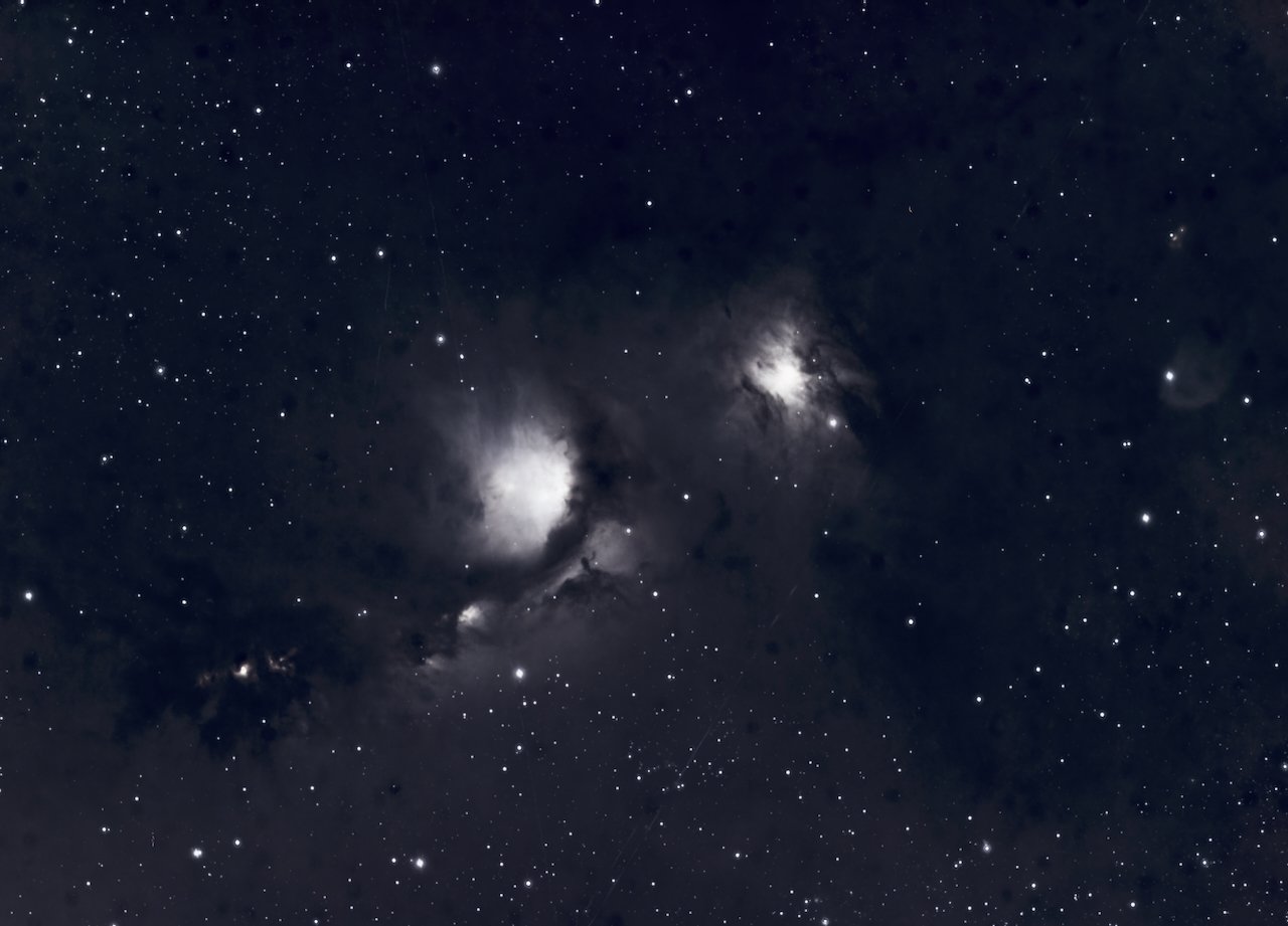 The reflection nebula M78 in Orion