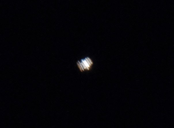 The International Space Station through my telescope