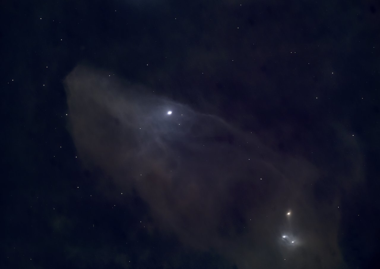 The Blue Horse Head Nebula