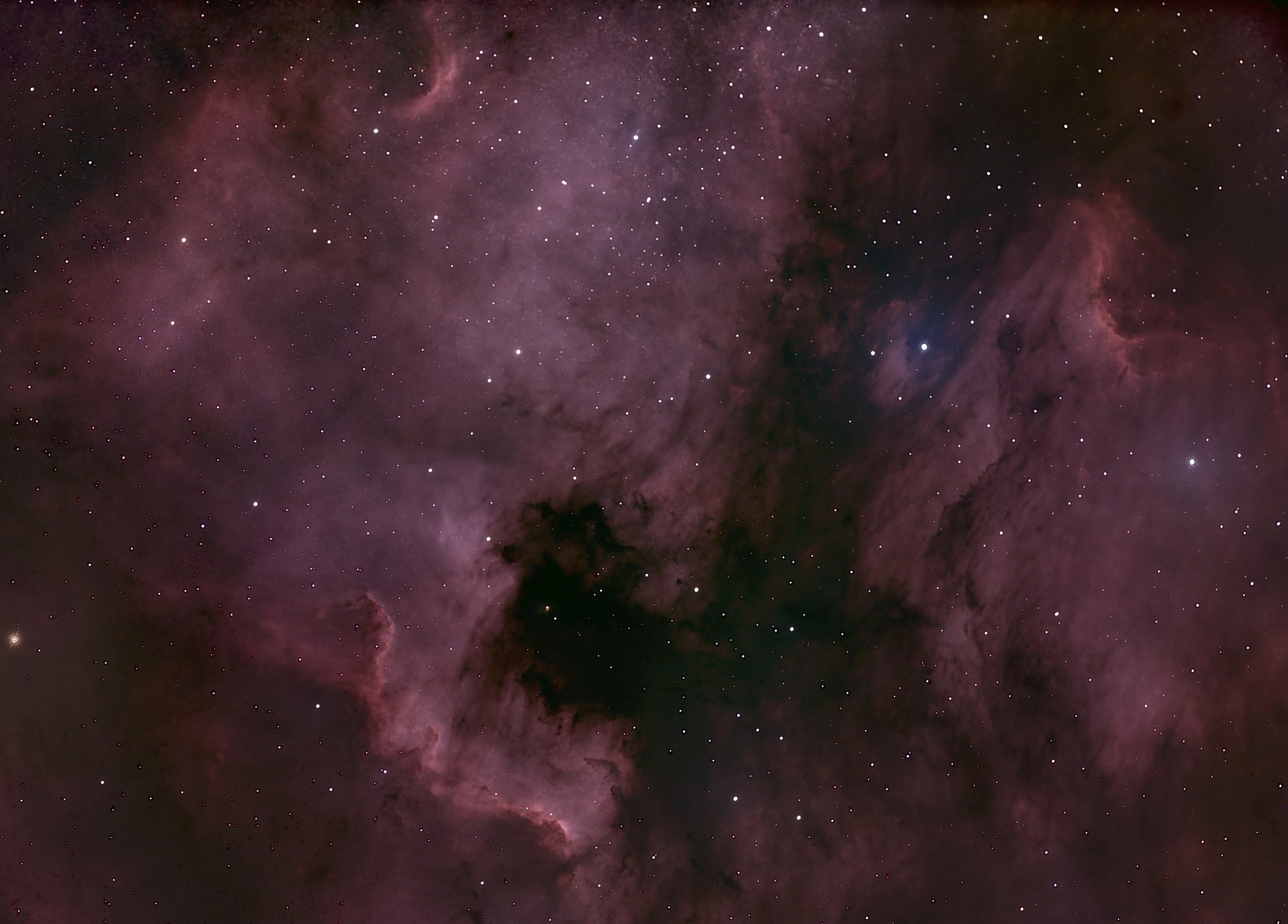 North America Nebula and Pelican Nebula