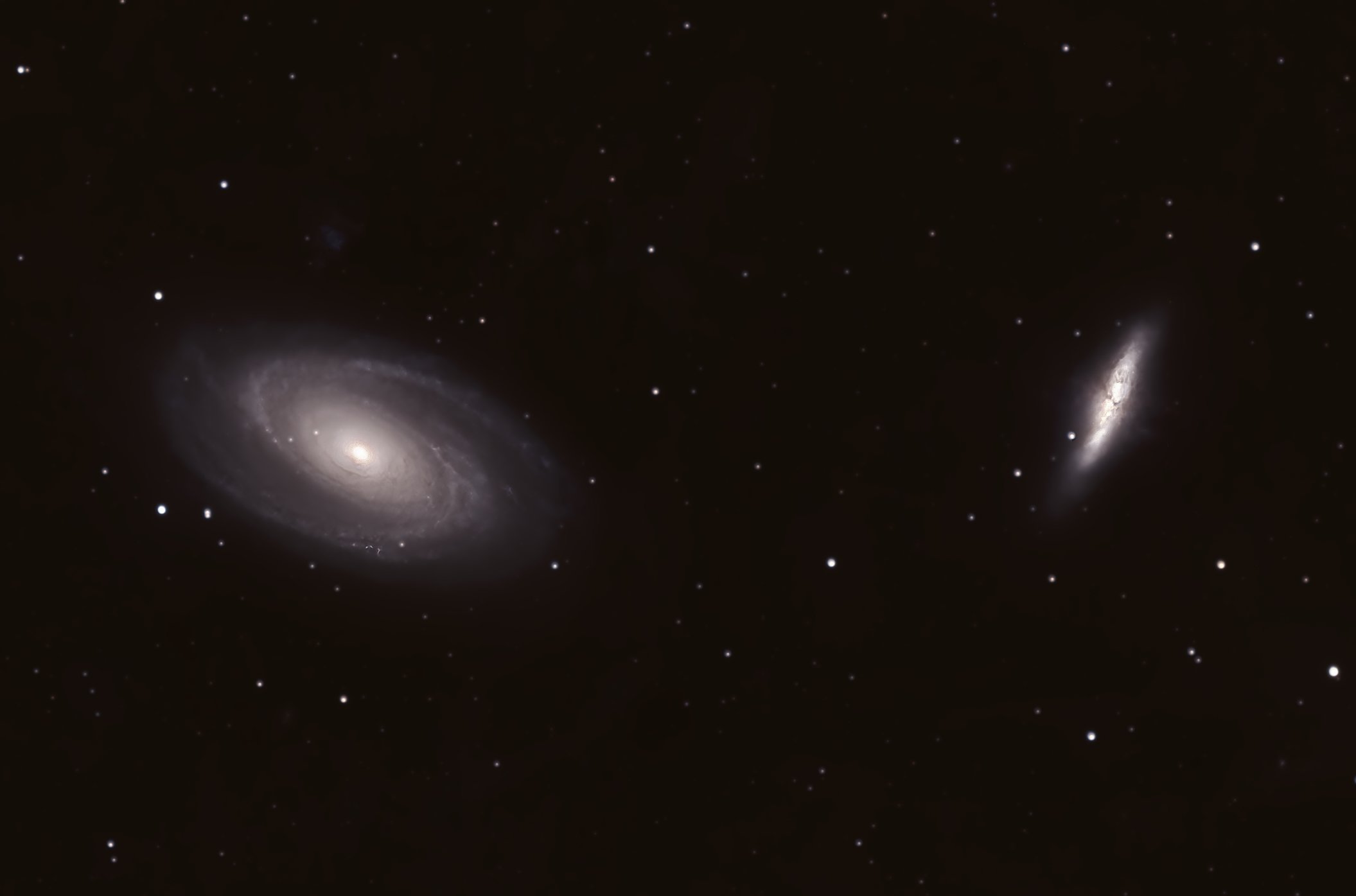 Bodes Galaxy and the Cigar Galaxy