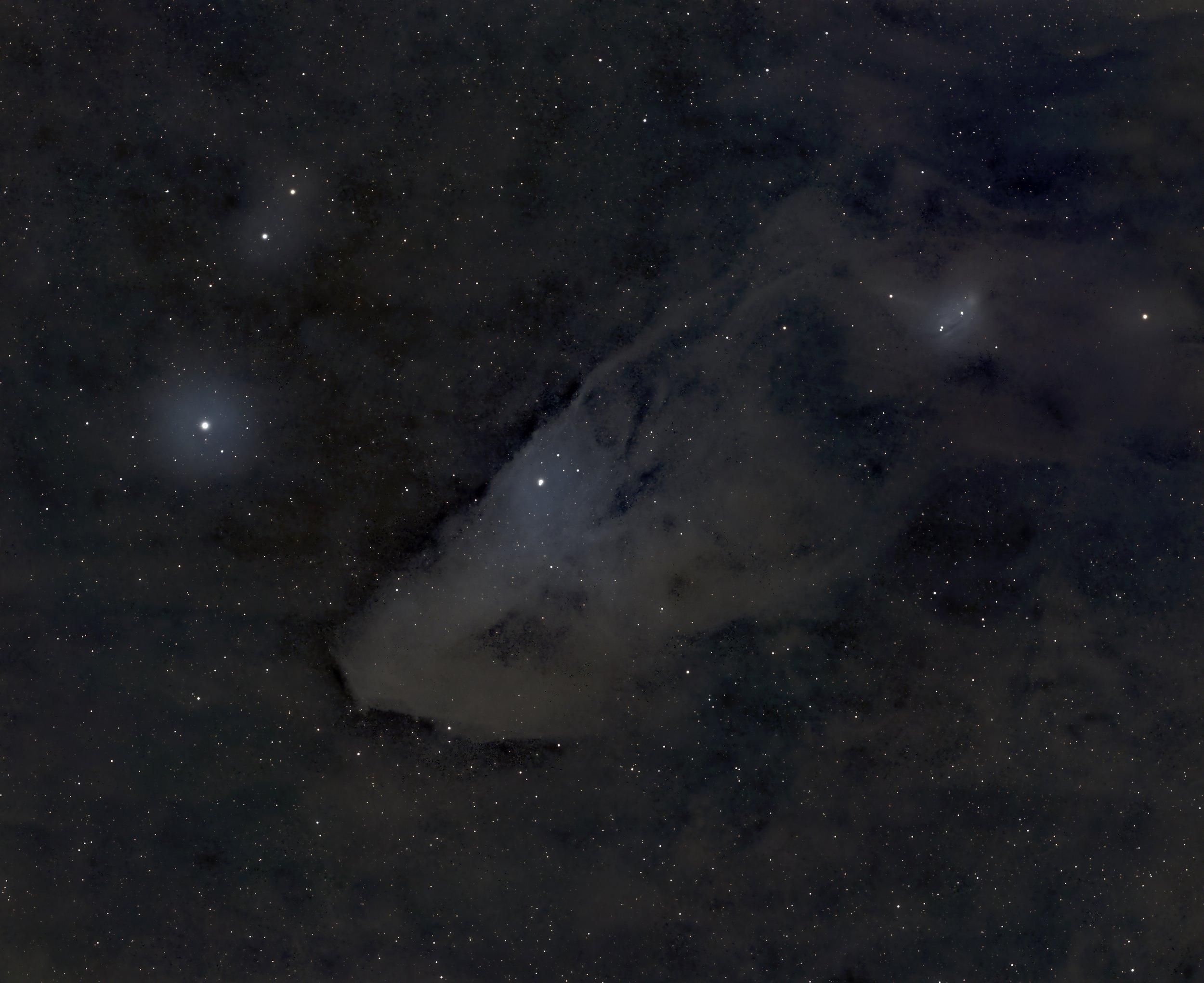 The Blue Horse Head Nebula