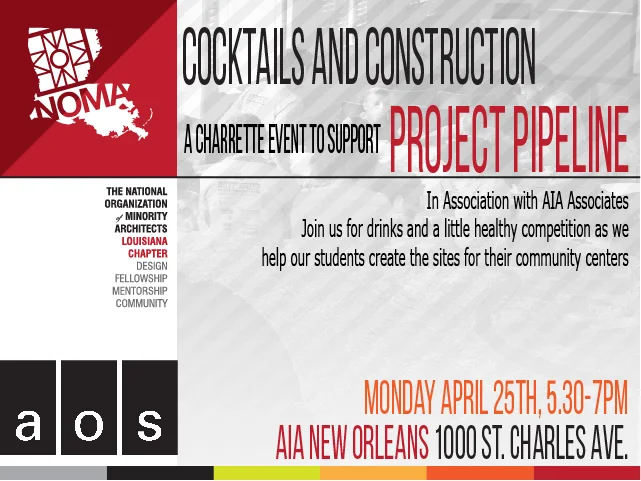 Cocktails and Construction - A Charrette Event to Support Project Pipeline