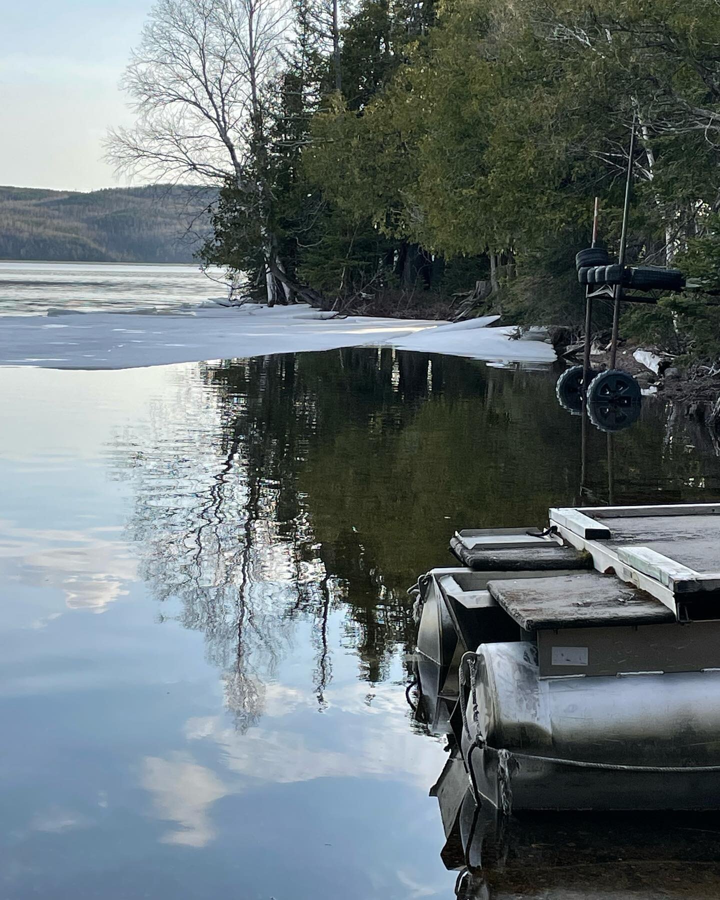 It was a great opening weekend! The docks went in, trout were caught and consumed, and we reveled in the sunshine and ice-free lake. Spring will be short this year. Ready or not, here comes summer! 😎🌞#iamready