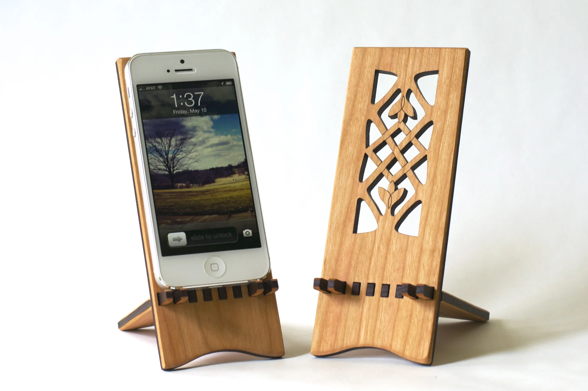 Celtic iPhone Stand , Photo Credit Hannah Simons