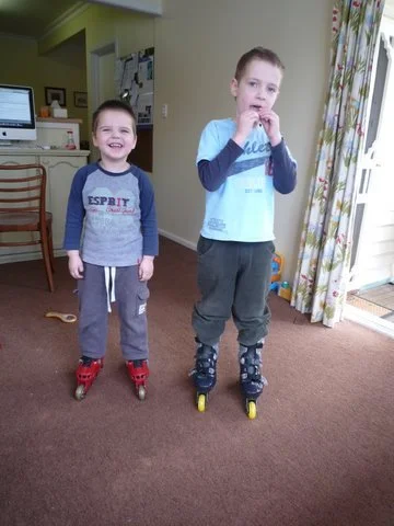 Rollerblading sort of