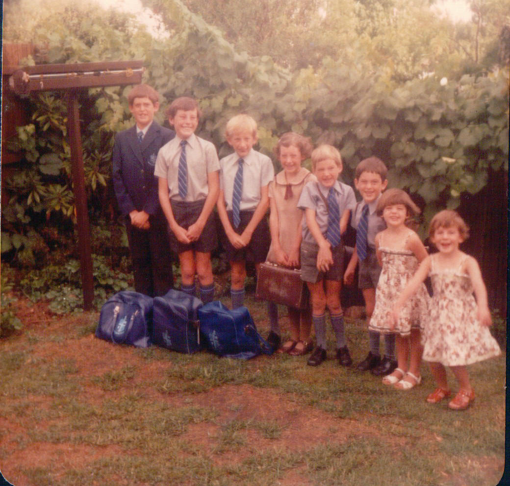 Tina and Tony Family 1983-matthew's 1st day at highschool.JPG