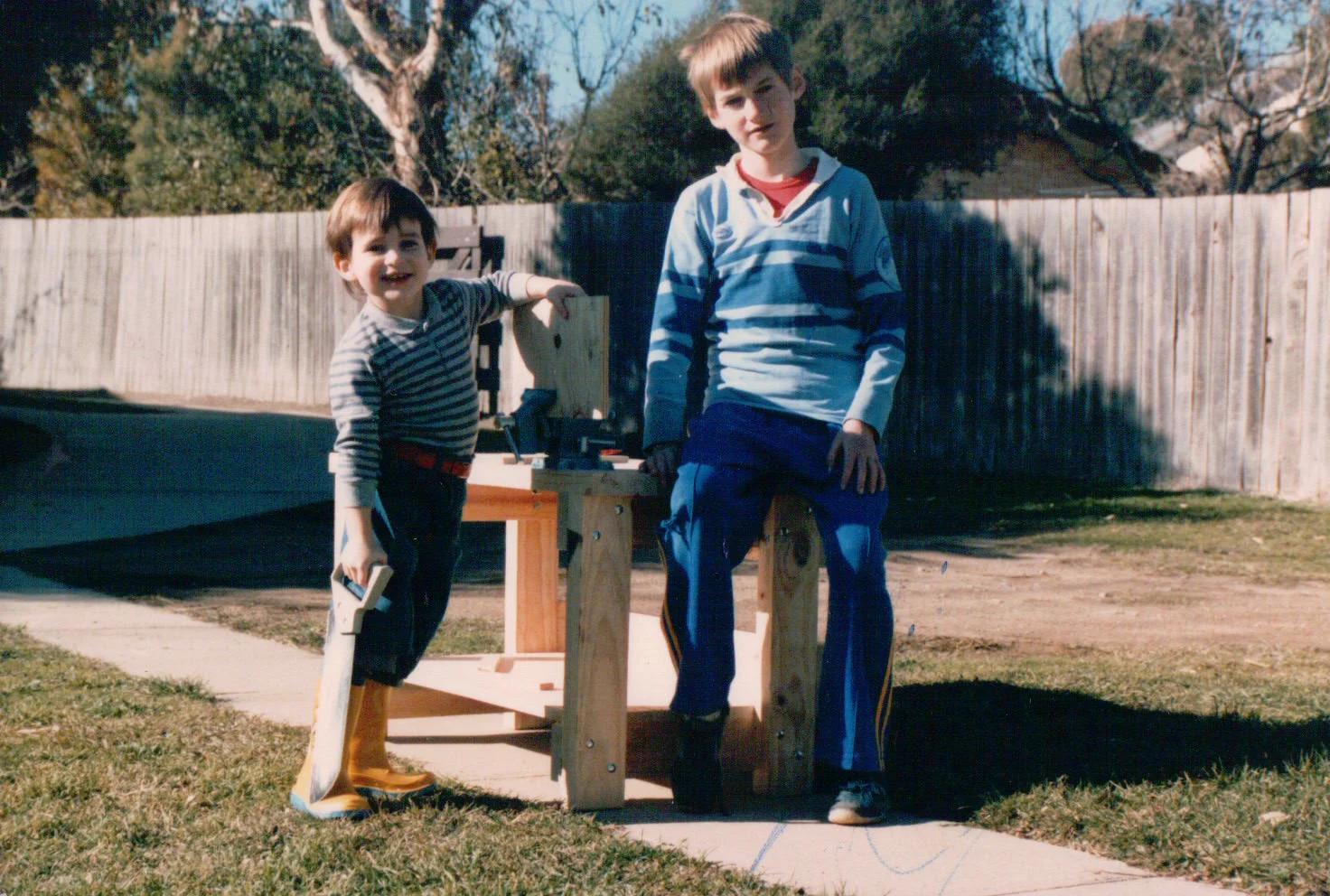 Tina and Tony Family 1986-bernard with joel romano.JPG
