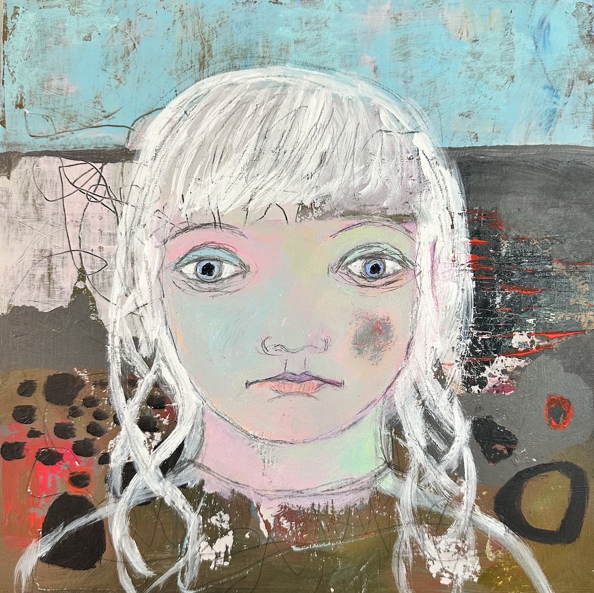 GIrl w:Grey Fields & Black Rocks 12 x 12.jpeg