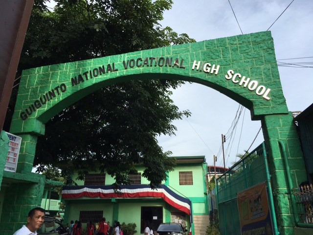 The location of Day 2. Usually the mobile eyecare van will go to different schools, where students from outside schools are also invited to join, as well as any adults who are interested and need eye care.
