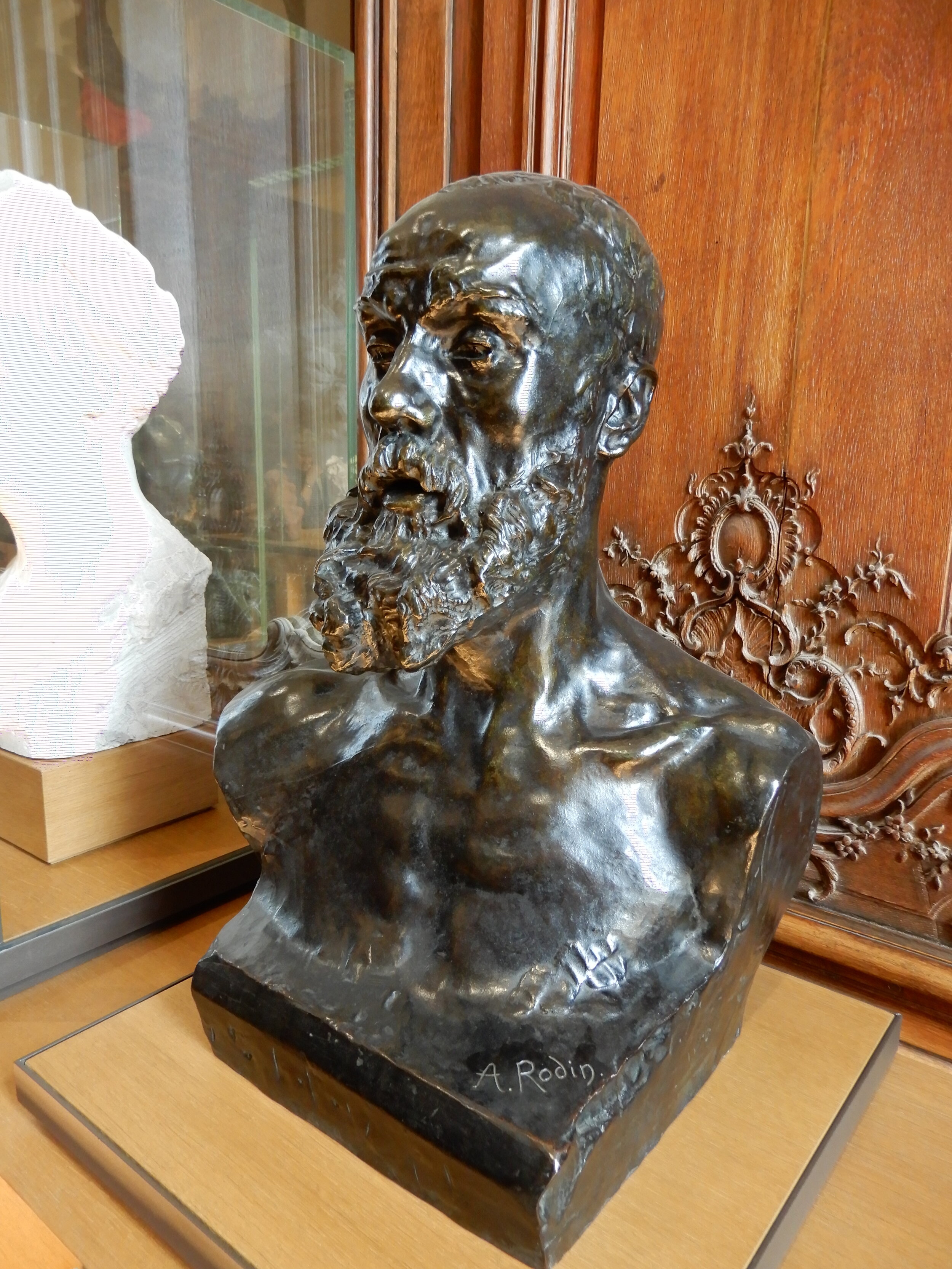 One of many busts