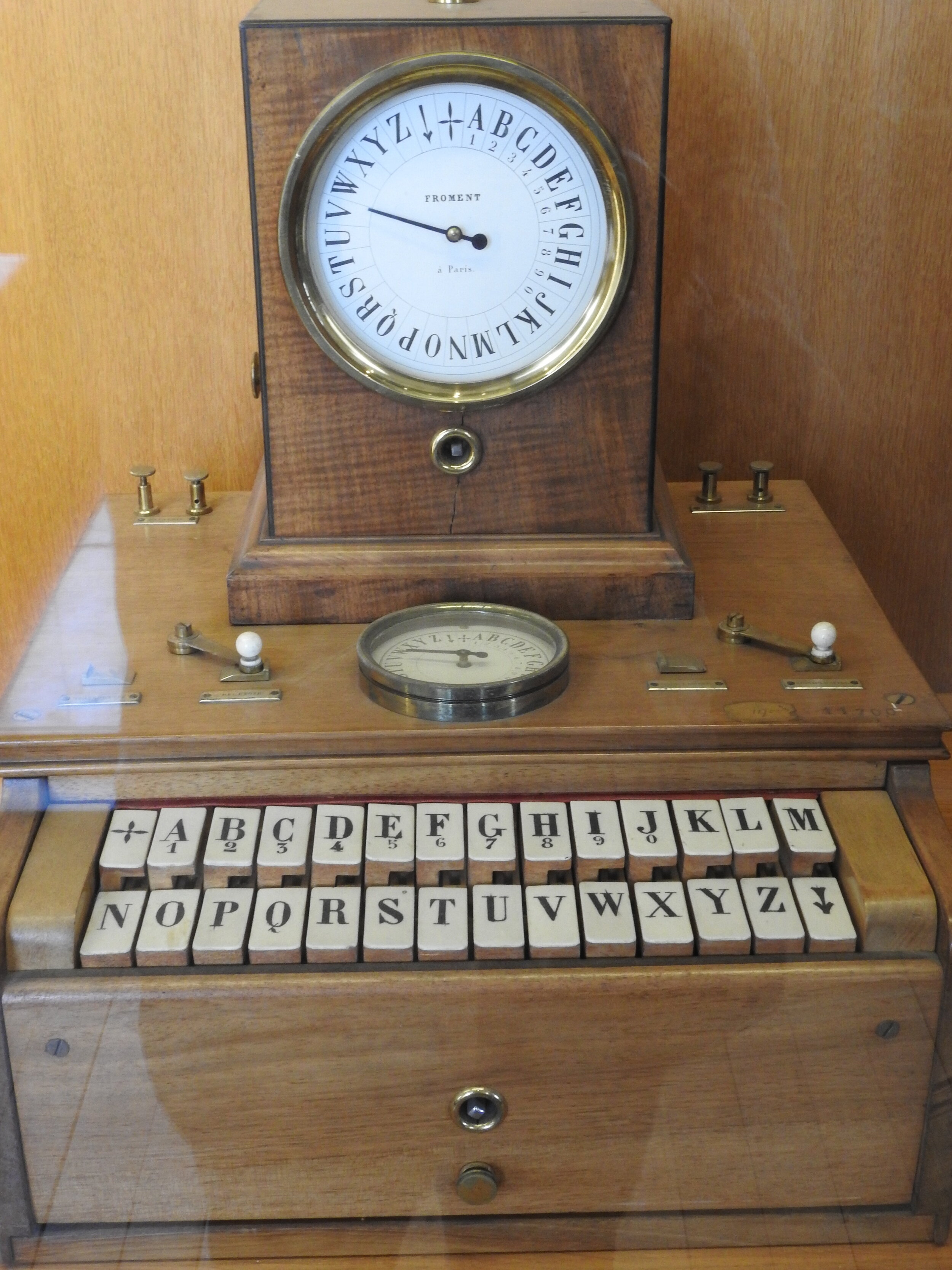 An early teleprinter