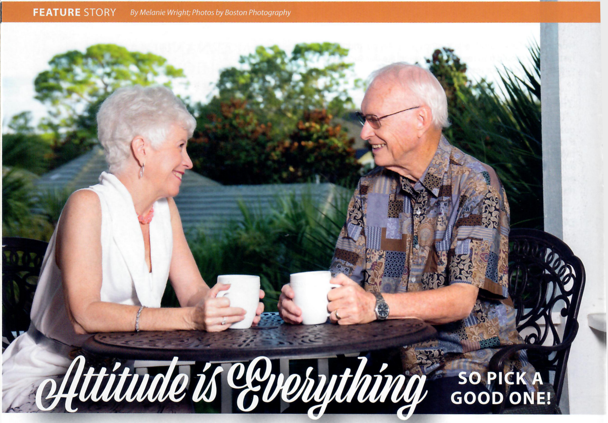 Deb Boelkes: Attitude is Everything - So Pick a Good One!  Chris and Deb on their verandah enjoying life