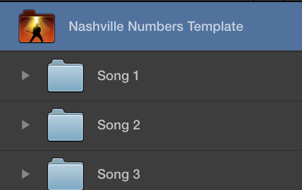 Nashville Number Chart Template