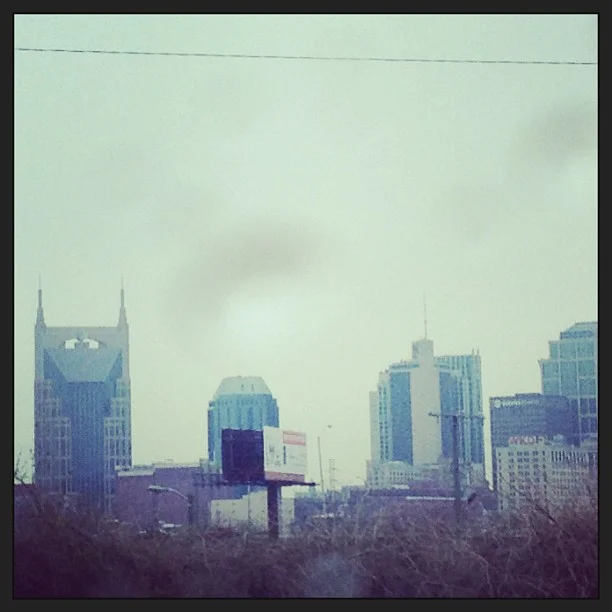 I took this photo when I was commuting from St. Louis to Nashville. Never dreamed I'd be lucky enough to call this city home. 